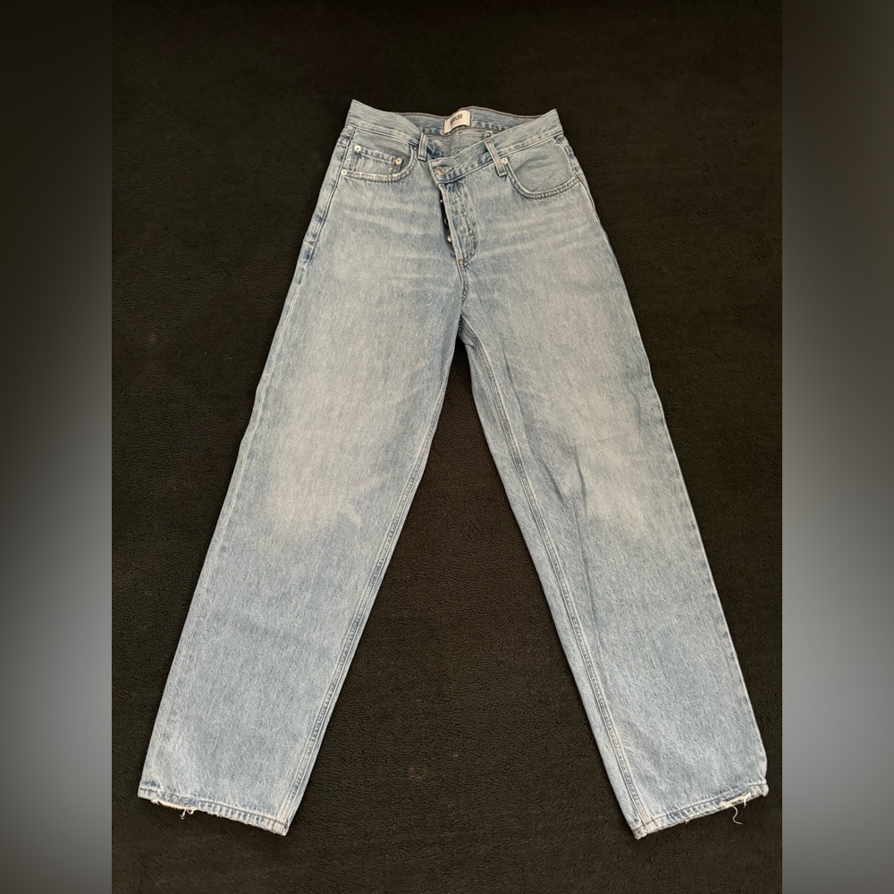 Agolde criss cross jeans